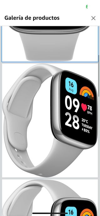 Reloj Inteligente Xiaomi 3 Active Negro/Blanco