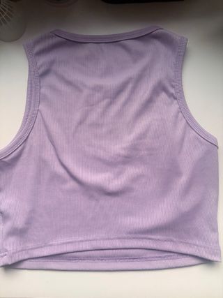 Top Morado Shein Talla M Smiley
