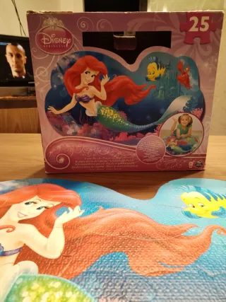 Puzzle Gomma 25 Pezzi Sirenetta Disney