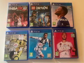 Lote 6 Juegos PS4: FIFA, NBA 2K16, LEGO