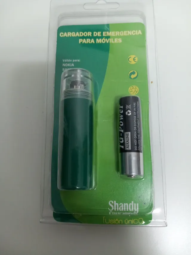 Cargador de emergencia para móviles Shandy