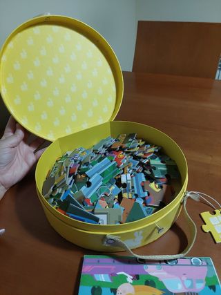 Puzzle Vehículos 100 Piezas Maleta