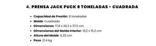 PRENSA MANUAL CILINDRICA 2 TONELADAS JACK PUCK