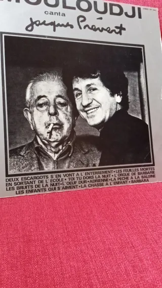 Mouloudji canta Jacques Prévert - Vinile