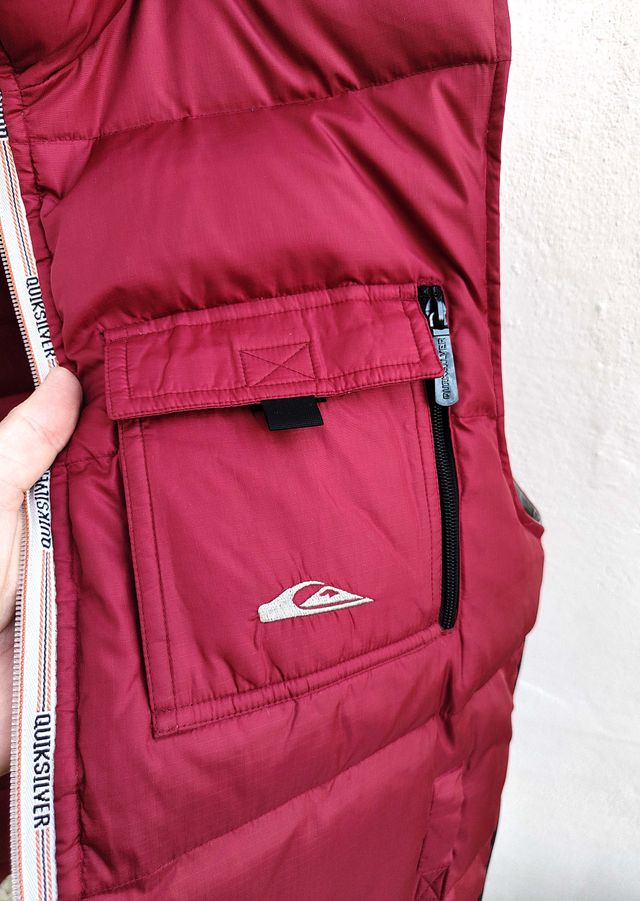 Quiksilver Vintage Y2K Down Vest XL Piumino Gilet