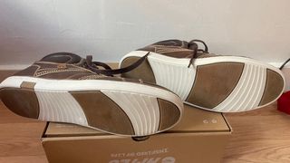 Zapatillas altas marrones LA HALLE- T-44