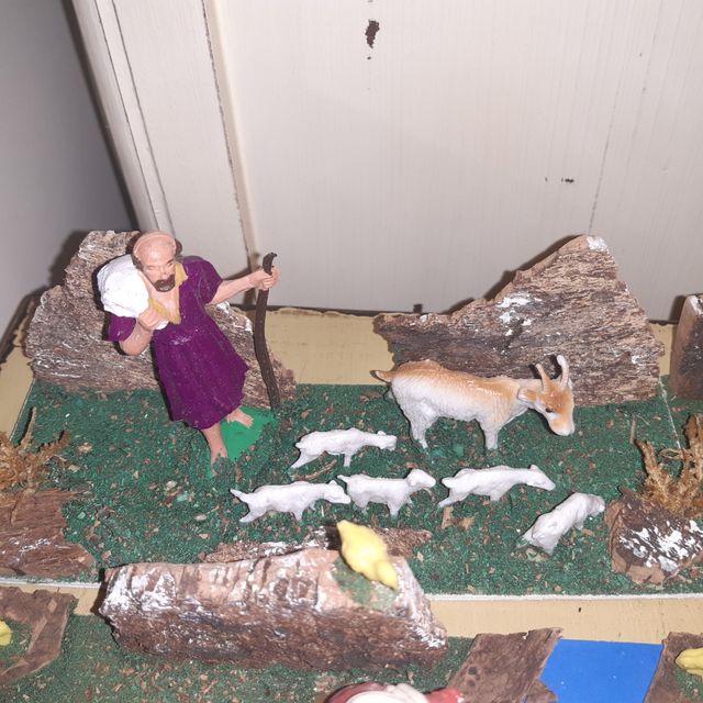 7 dioramas de belén años 80 y 2 lotes mas