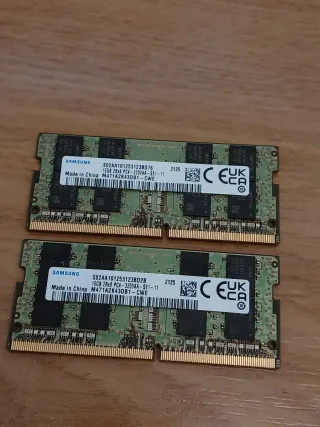 2x 16GB DDR4 3200MHz Samsung RAM