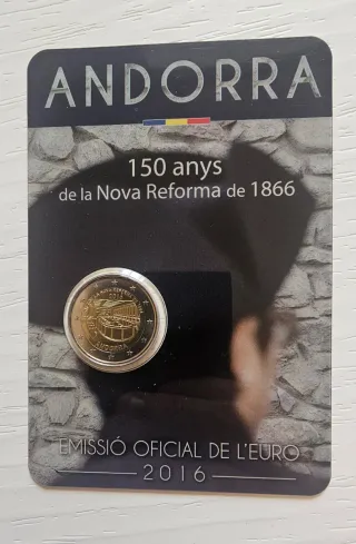 2 Euro Andorra 2016 Commemorativo