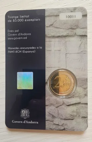 2 Euro Andorra 2016 Commemorativo