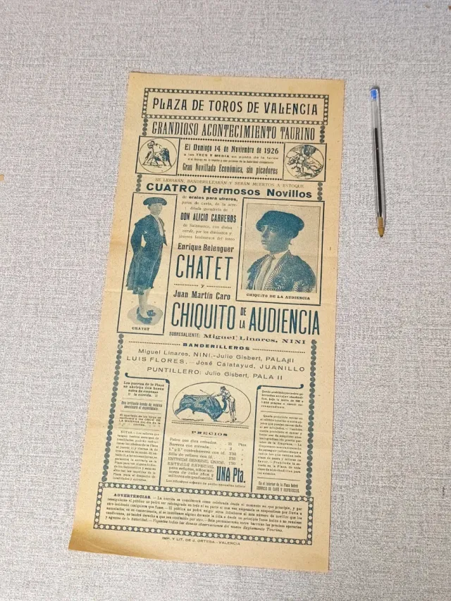 Lote 16 carteles taurinos