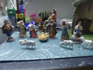 Capanna Presepe con Pastori e Re Magi