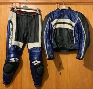 Tuta in pelle motociclista