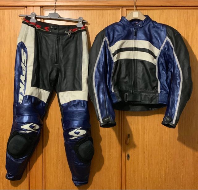 Tuta in pelle motociclista