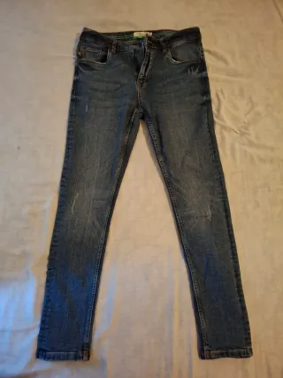 Vaqueros largos azules