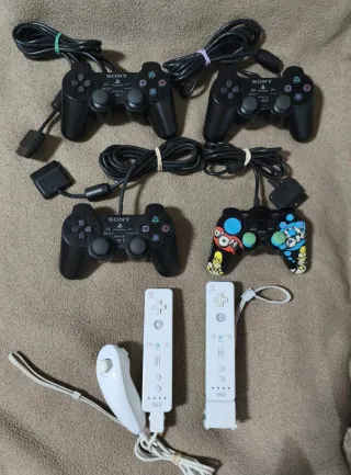Mandos PlayStation 2 y Nintendo Wii