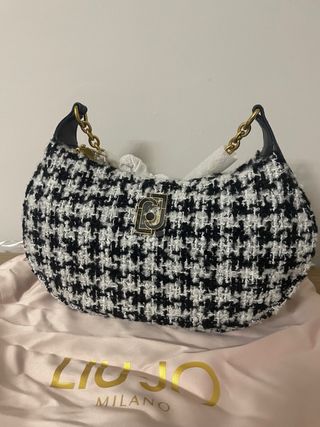 Borsa Liu Jo Tweed Pied de Poule