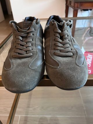 Zapatillas Geox unisex marrones/grises