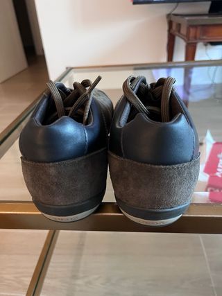 Zapatillas Geox unisex marrones/grises