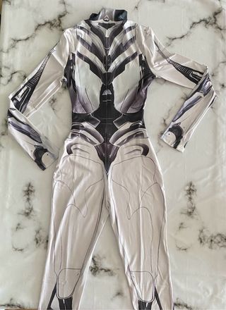 Halloween Disfraz Sexy Esqueleto robot futurista