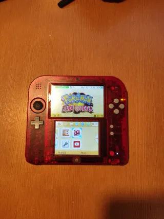 Nintendo 2DS Omega Rosso Rubino