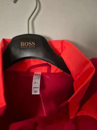 Giacca Adidas As Roma Rossa e Arancione Taglia XL