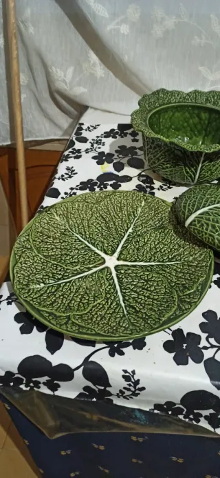 Pieza cerámica repollo Artesania  Pereira 3 piezas