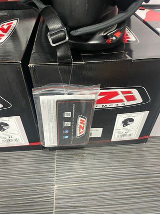 Casco Moto NZI Capital Duo 2 XL Negro Blanco
