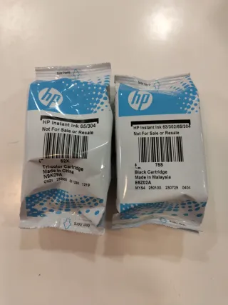 2 Cartuchos Tinta HP Instant Ink