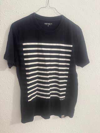 Camiseta Carhartt Talla S Rayas Blancas