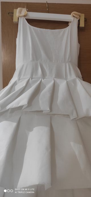 Cancán Fallera Niña Talla 70 Blanco