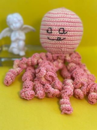 Pulpitos crochet hechos a mano Muñeco apego