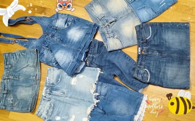 Faldas vaqueras azules