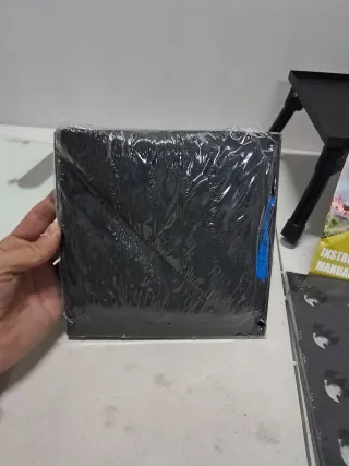 Estufa de Leña Portátil Hierro Fundido Negra