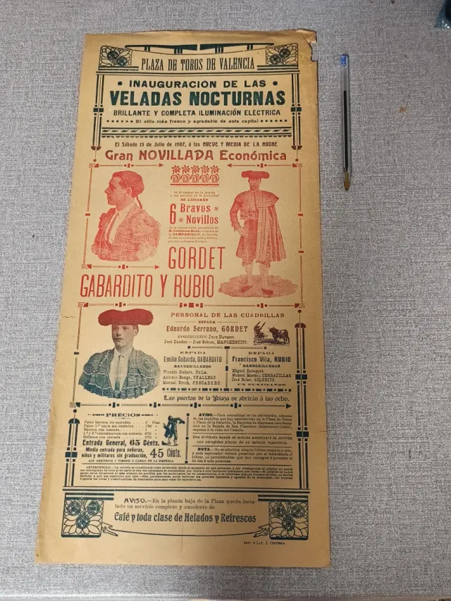 lote 17 carteles taurinos