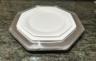 Juego 12 Bajoplatos Pewter Octagonales México 6+6