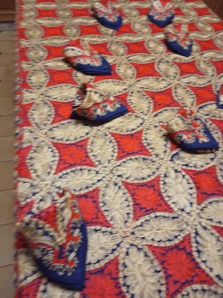 Mantelería adamascada grande 3,55 x 168