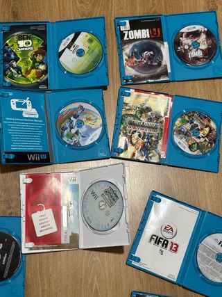 Nintendo Wii U Premium + 19 Juegos LEED ABAJO