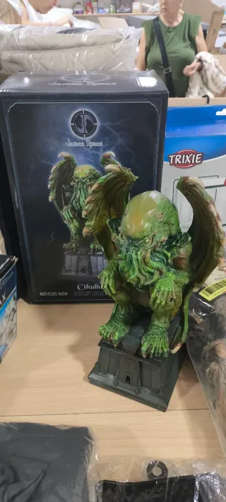 Figura Cthulhu Nemesis Now Resina Verde 32cm