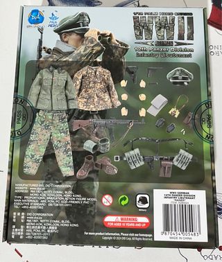DiD Palm Hero 1/12 Rainer WWII Tedesco