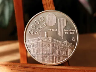 Moneda Plata 2000 pesetas 1994 España