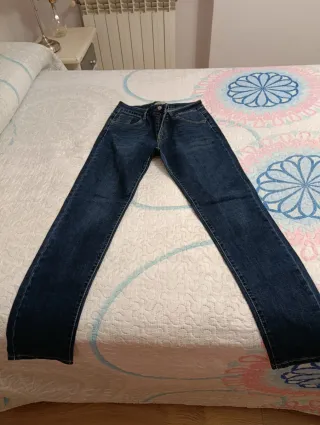 Pantalones vaqueros mujer azul
