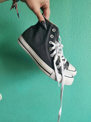 Zapatillas Converse All Star Negras Talla...