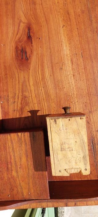 Scrivania completa legno anni '20