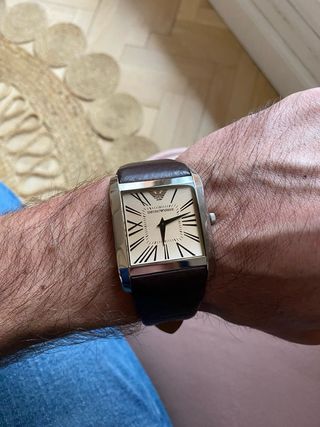 Reloj Emporio Armani Rectangular Hombre