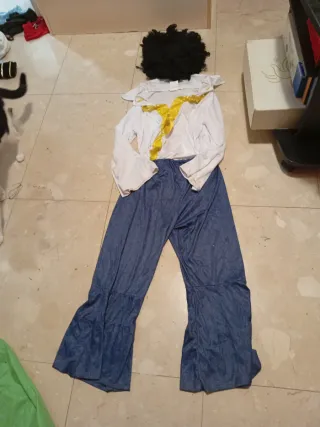 Disfraz años 70 talla única