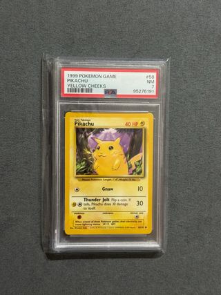 Carta Pokémon Pikachu 1999 PSA 7