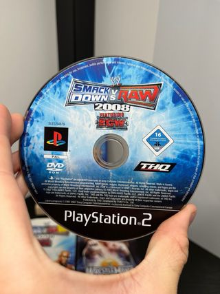 WWE SmackDown! vs Raw 2008 PS2 Manuale + Gioco