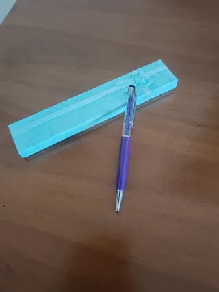 Penna Stylus Viola strass per Tablet e Smartphone