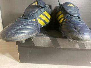 Botas de fútbol Adidas Gloro Azul/Dorado